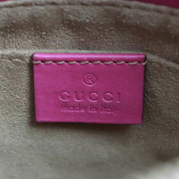 Gucci GG Supreme Tote Bag Shoulder Top Handle Pink Red BLOOMS - Picture 13 of 15